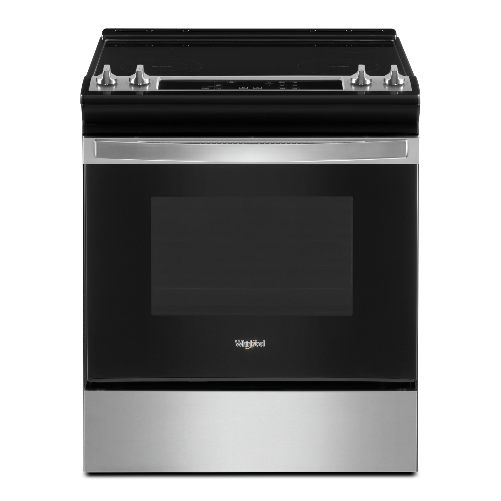 Whirlpool Stainless Steel Electric Range with Frozen Bake Technology (4.8 Cu.Ft) - YWEE515S0LS