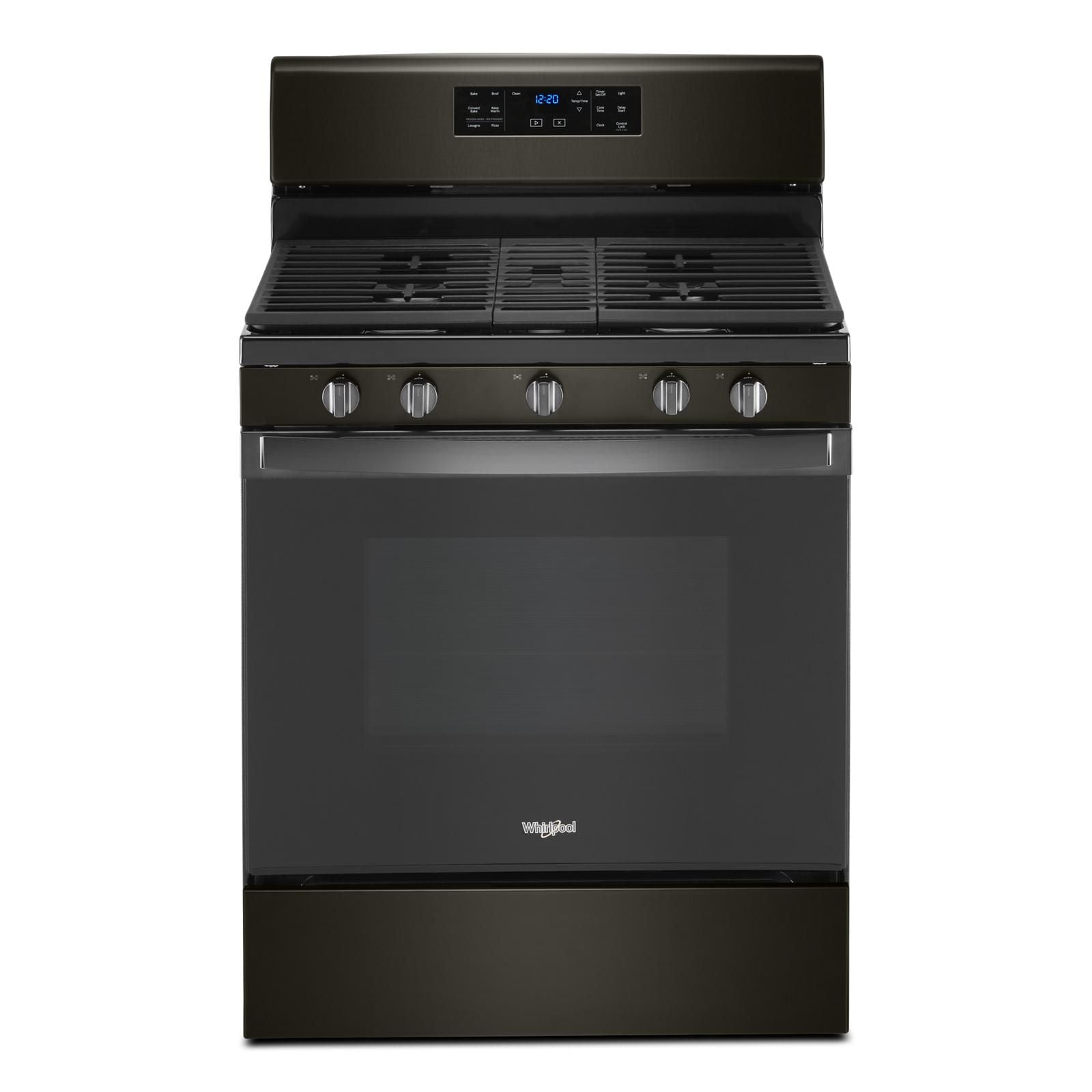 Whirlpool Black Stainless Freestanding Gas Range (5.0 Cu. Ft.) - WFG535S0JV