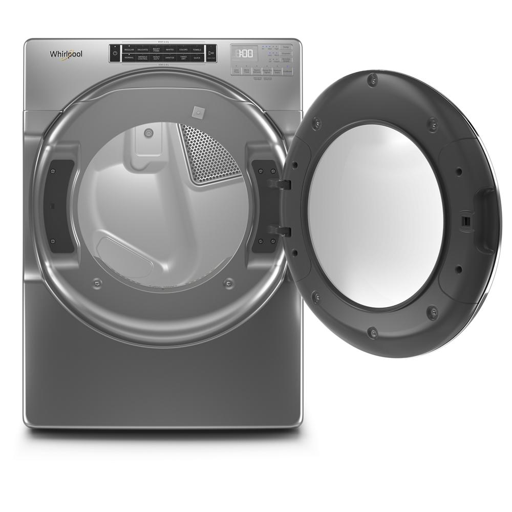 Whirlpool Chrome Shadow Front Load Gas Dryer with Steam (7.4 cu.ft.) - WGD8620HC