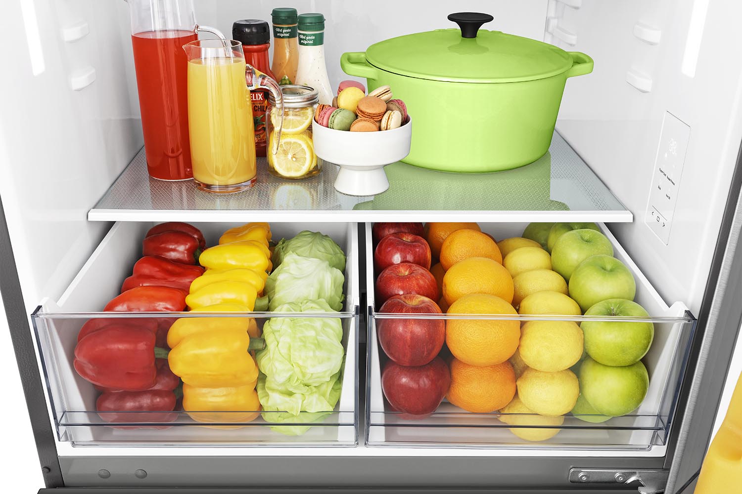 Hisense Stainless Steel Bottom Mount Refrigerator (22.3 Cu. Ft.) - RB22A2FSE