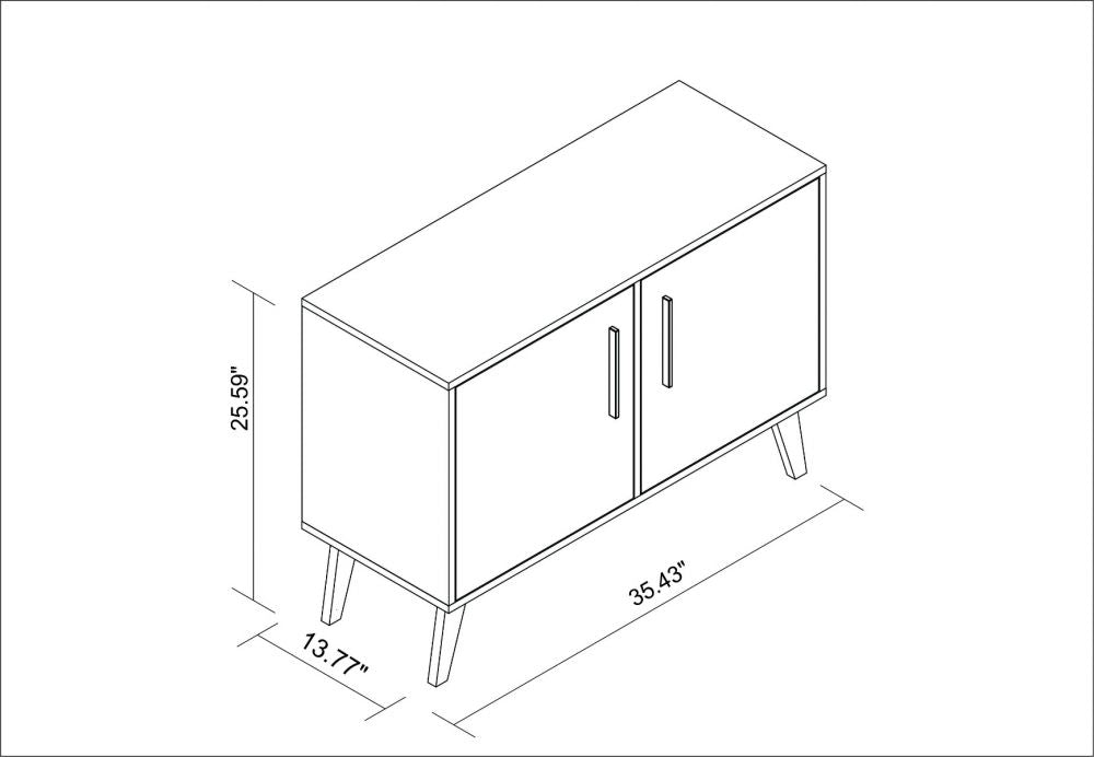 Kismayo Side Table - Red/Blue