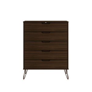 Nuuk 5-Drawer Dresser - Brown