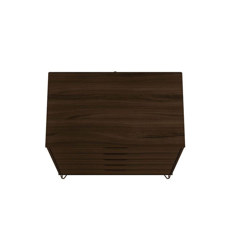 Nuuk 5-Drawer Dresser - Brown