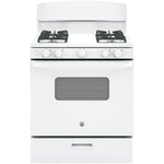 GE White Freestanding Gas Range (4.8 Cu. Ft.) - JCGBS10DEMWW