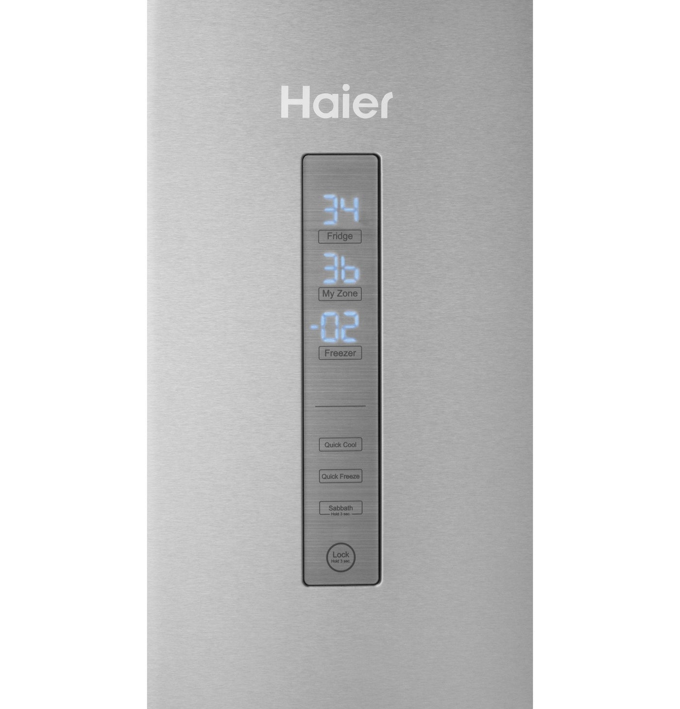 Haier Stainless Steel Bottom Mount Refrigerator (15 Cu. Ft.) - HRB15N3BGS