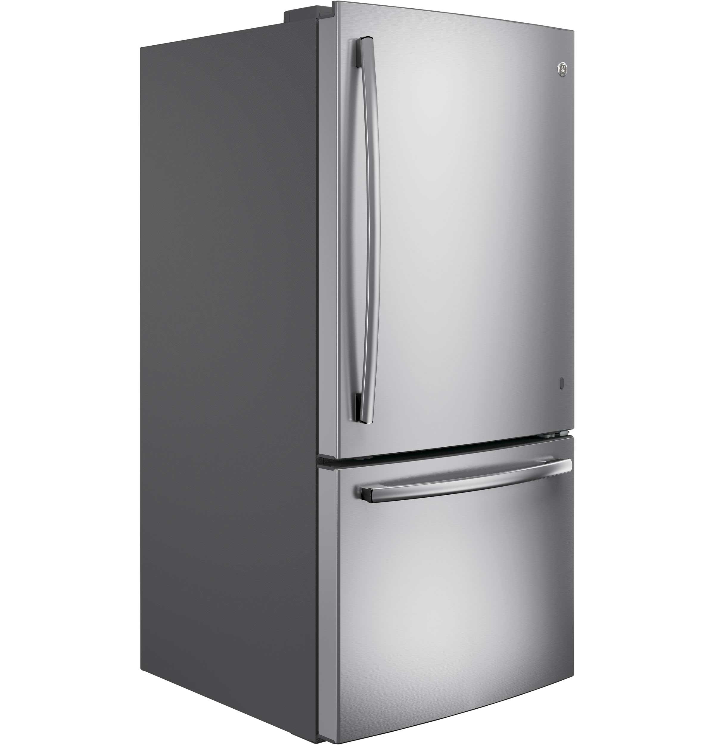 GE Fingerprint Resistant Stainless 30" Bottom-Mount Refrigerator (20.9 cu ft)- GDE21DYRKFS