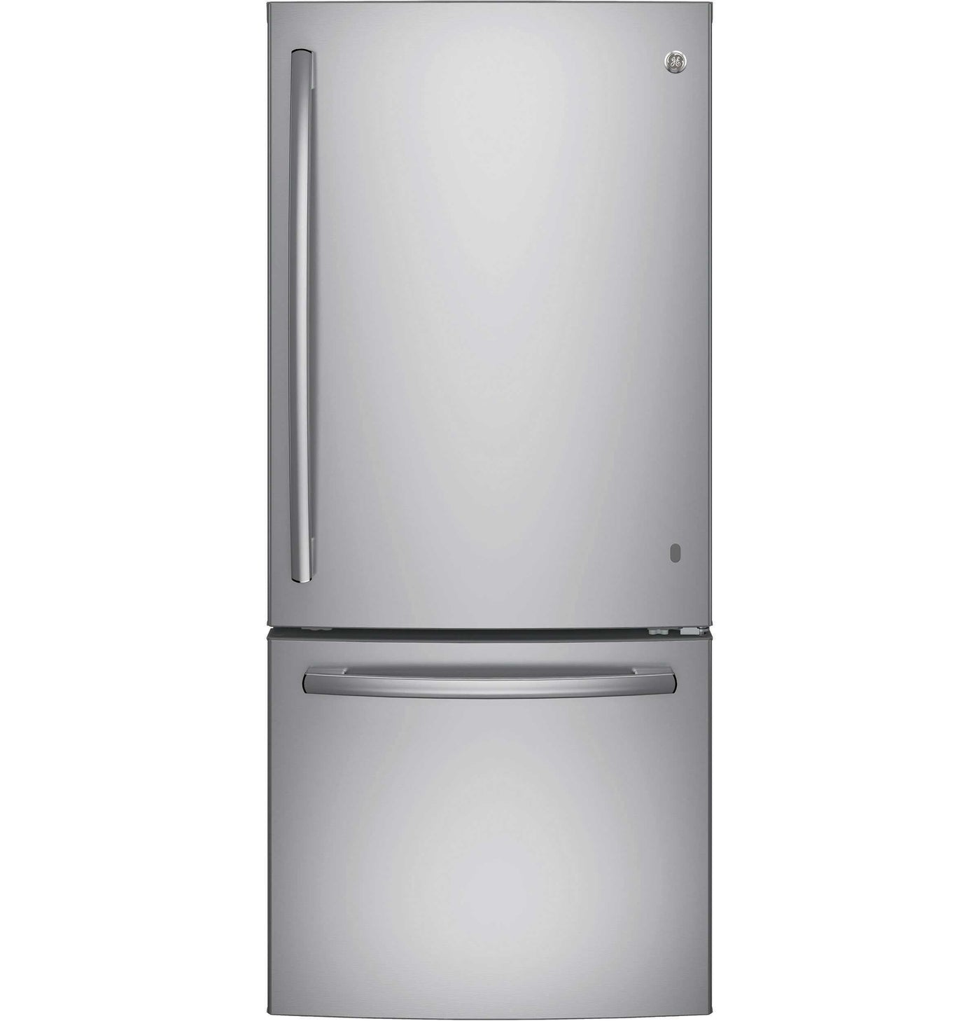 GE Fingerprint Resistant Stainless 30" Bottom-Mount Refrigerator (20.9 cu ft)- GBE21AYRKFS