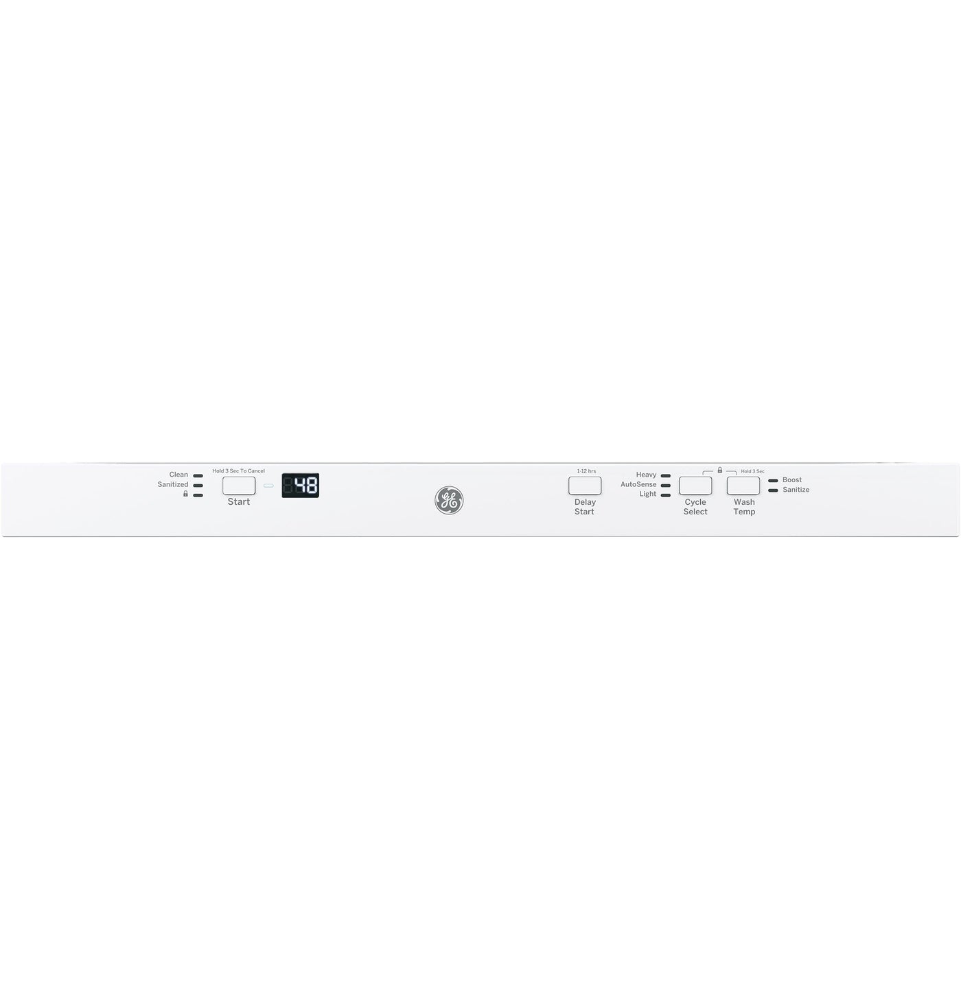 GE White 24" Dishwasher- GDT225SGLWW