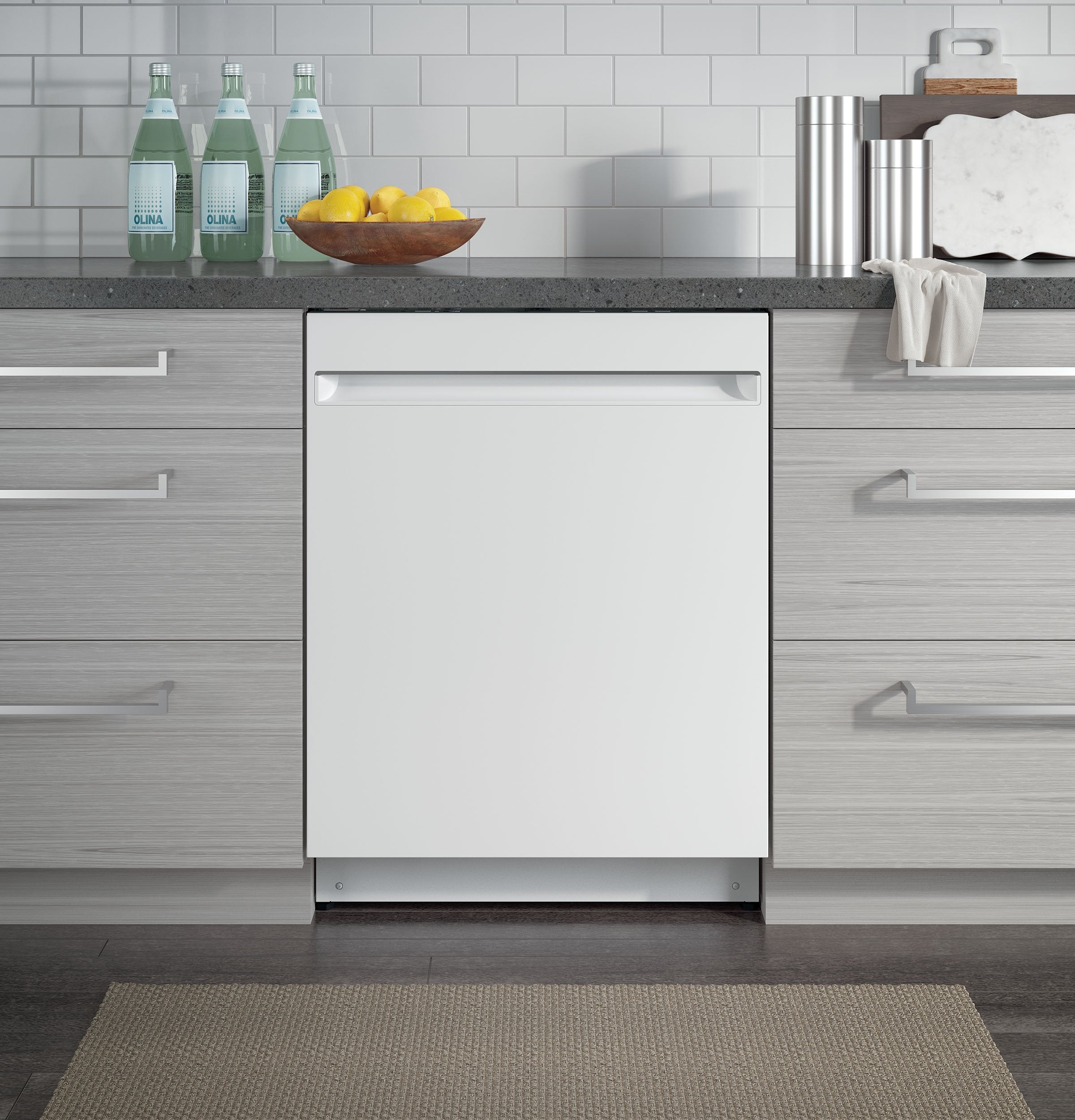 GE White 24" Dishwasher- GDT225SGLWW