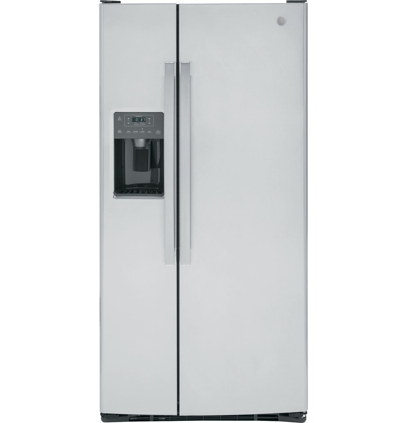 GE Fingerprint Stainless Steel 33" Side-by-Side Refrigerator (23 Cu. Ft.)- GSS23GYPFS