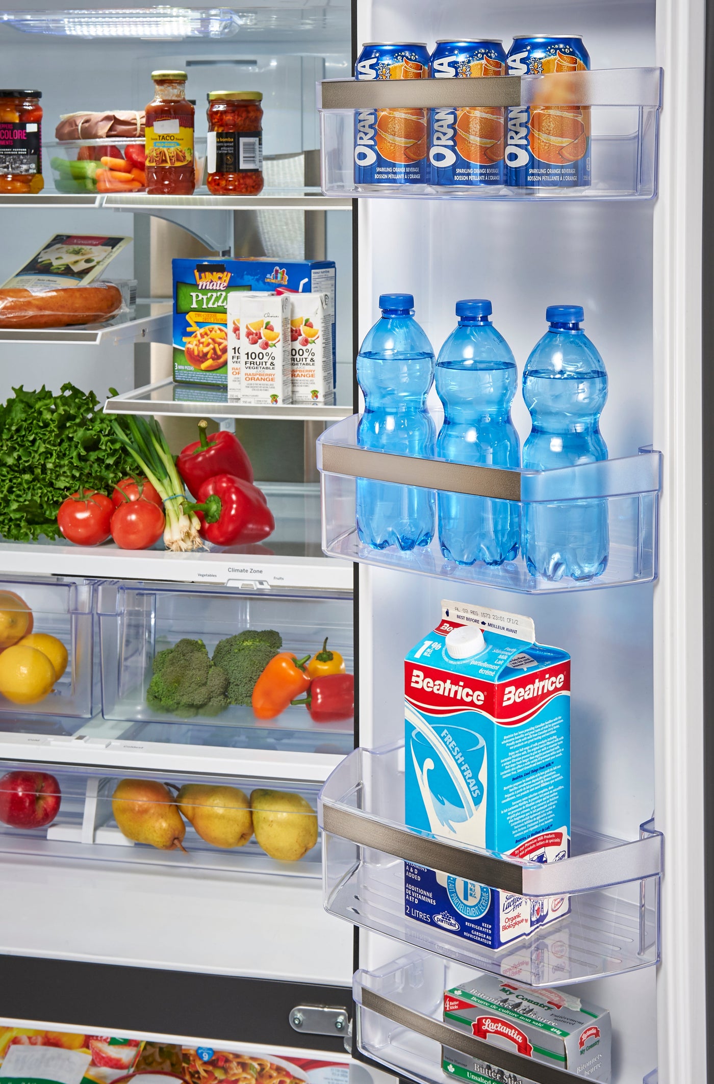 GE Profile White French Door Refrigerator (23.8 Cu. Ft.) - PFE24HGLKWW