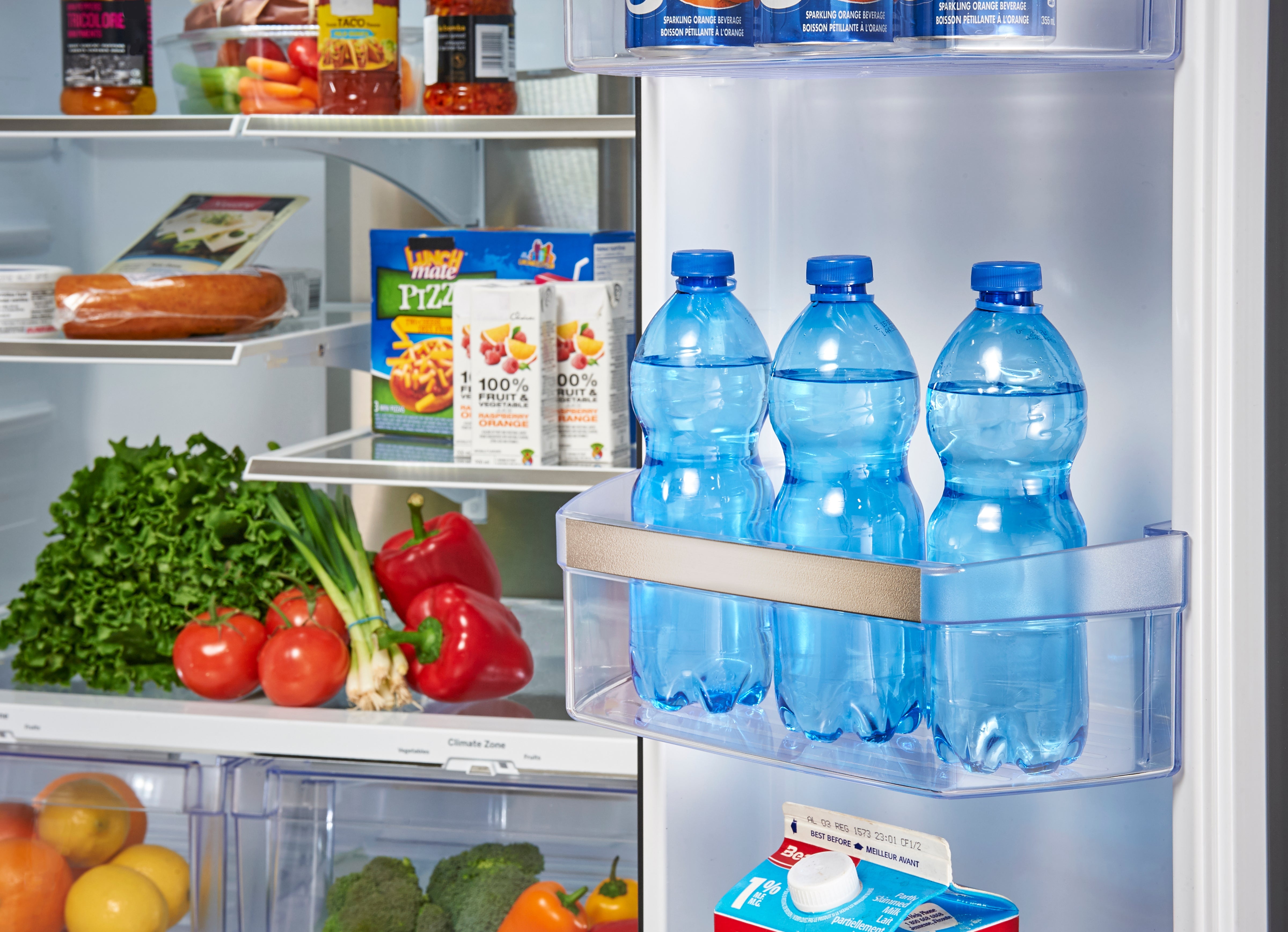 GE Profile White French Door Refrigerator (23.8 Cu. Ft.) - PFE24HGLKWW
