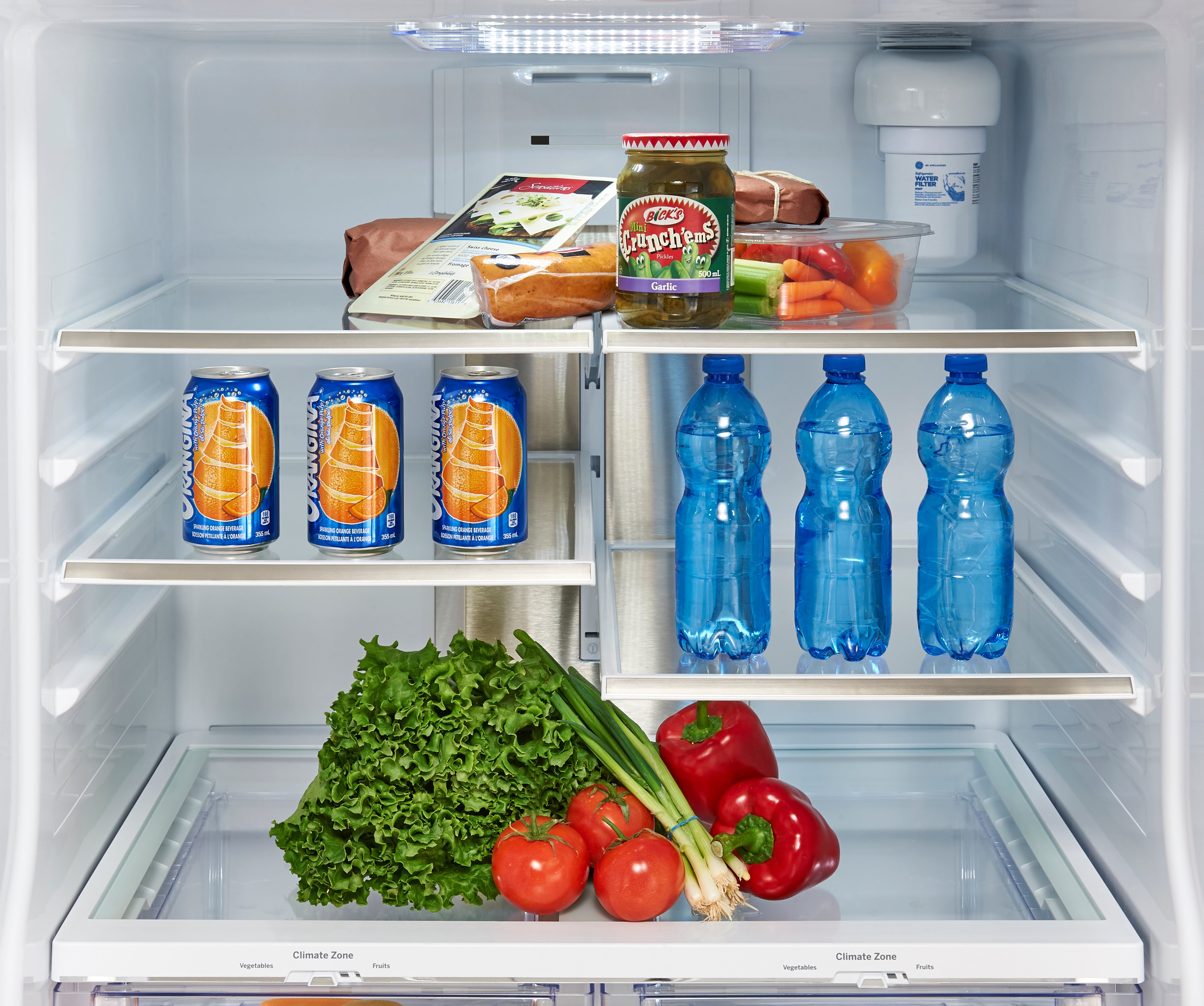 GE Profile White French Door Refrigerator (23.8 Cu. Ft.) - PFE24HGLKWW