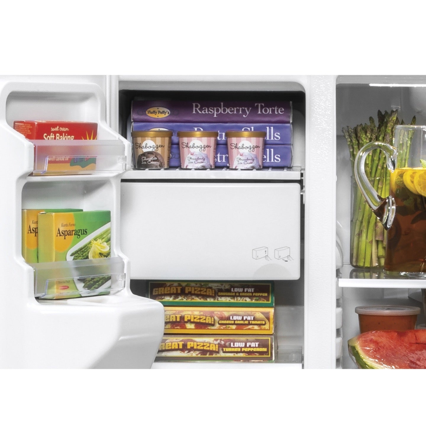 GE Slate Side-By-Side Refrigerator (25.1 Cu.Ft) - GSS25IMNES