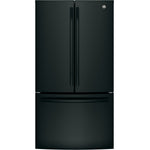 GE Black French Door Refrigerator (27 Cu. Ft.) - GNE27JGMBB