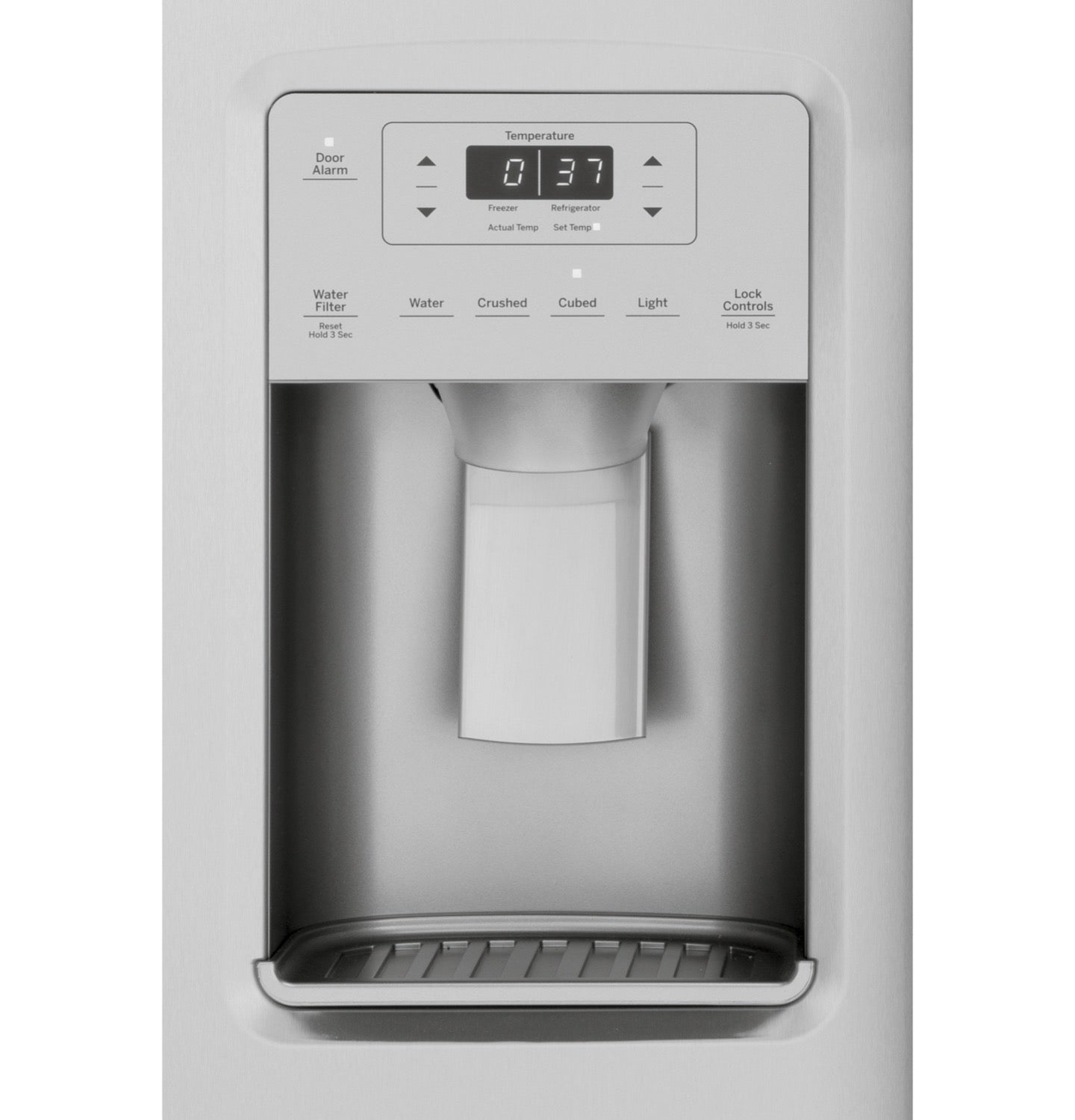GE Stainless Steel Side-By-Side Refrigerator (25.1 Cu.Ft) - GSS25IYNFS