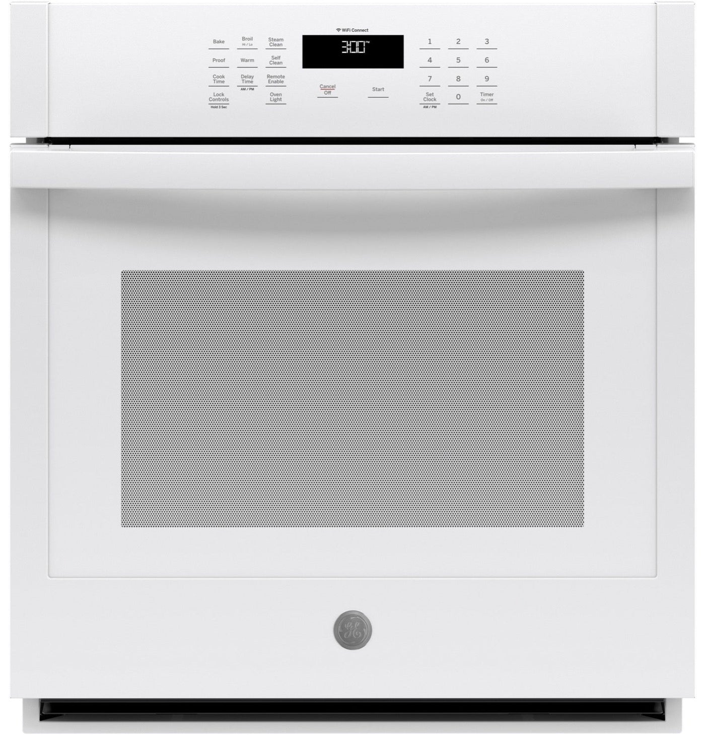 GE White Single Wall Oven (4.3 Cu.Ft.) - JKS3000DNWW