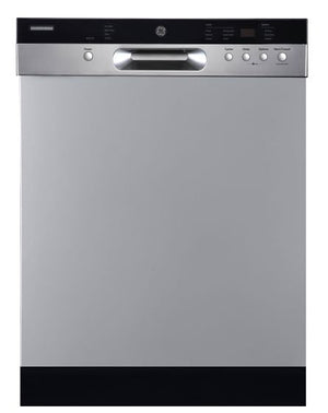 GE Stainless Steel 24" Built-In Front Control Dishwasher - GBF532SSPSS