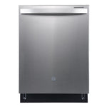 GE Stainless Steel 24" Built-In Top Control Dishwasher - GBT640SSPSS