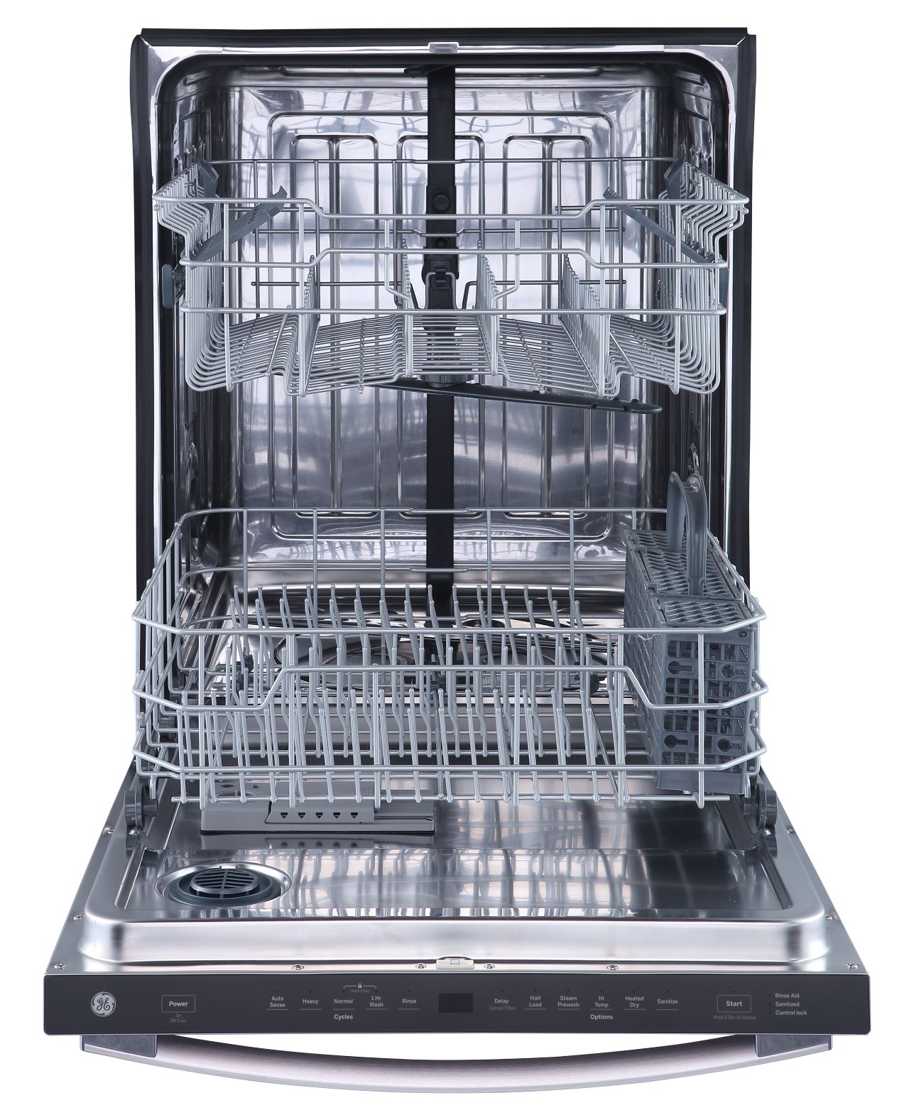 GE Stainless Steel 24" Built-In Top Control Dishwasher - GBT640SSPSS