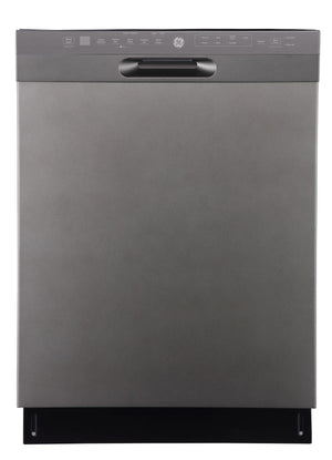 GE Slate 24" Built-In Front Control Dishwasher - GBF655SMPES