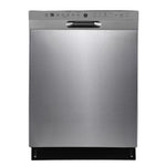 GE Stainless Steel 24" Built-In Front Control Dishwasher - GBF655SSPSS