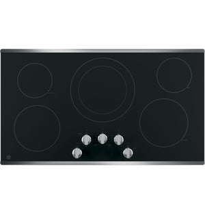 GE Stainless Steel 36" Electric Cooktop - JP3036SLSS