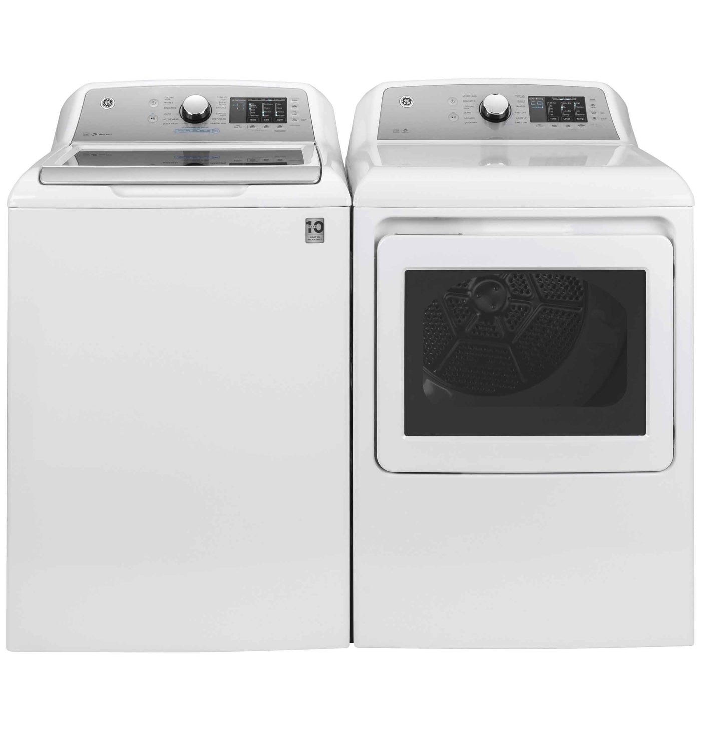 GE White Front Load-Matching Dryer (7.4 Cu.Ft.) - GTD72EBMNWS
