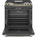 GE Slate 30" Slide-In Gas Convection Range with Air Fry (5.6 Cu. Ft.) - JCGS760EPES