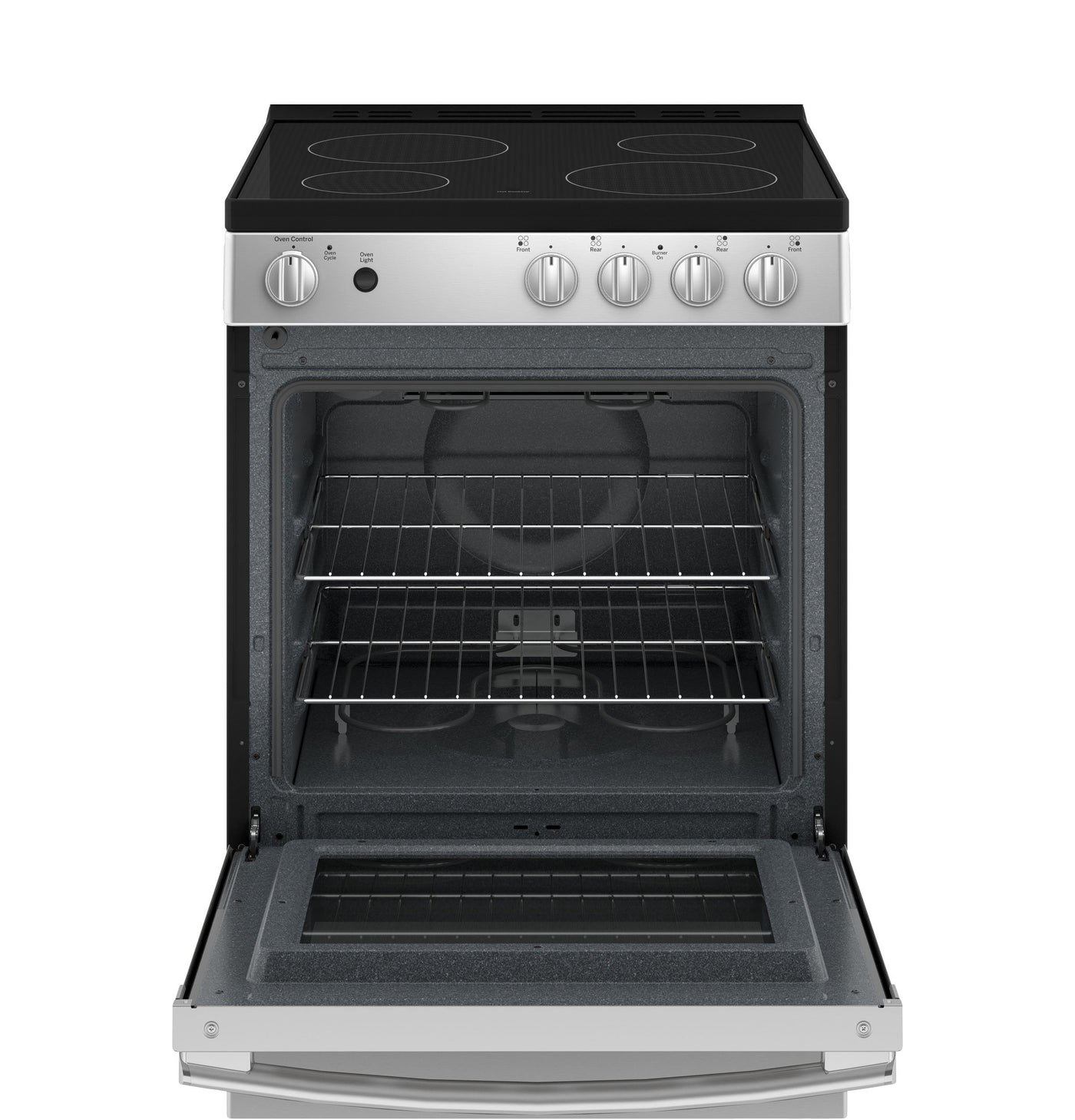 GE 24" Stainless Steel Freestanding Electric Range (2.9 Cu. Ft.) - JCAS640RMSS
