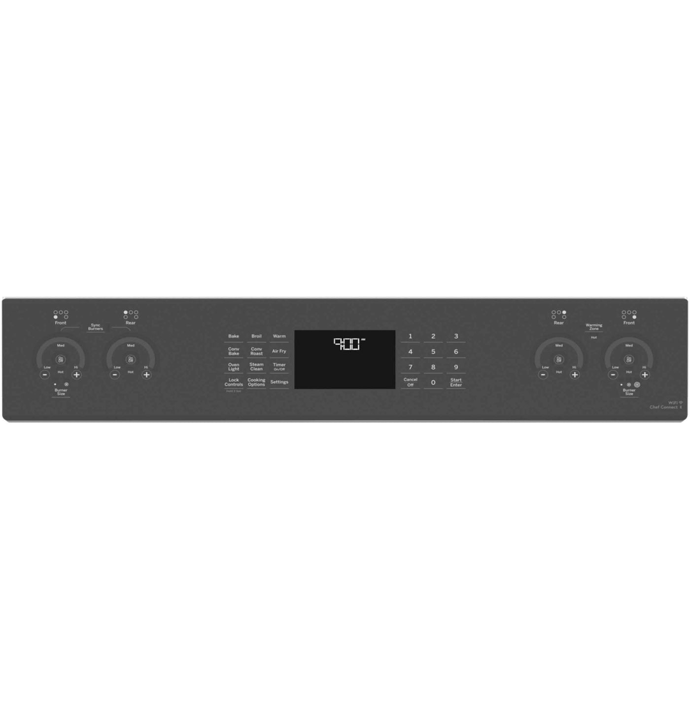 GE Profile Fingerprint Resistant Stainless Steel 30" Slide-In Electric Range with Air Fry (5.3 Cu.Ft) - PSS93YPFS