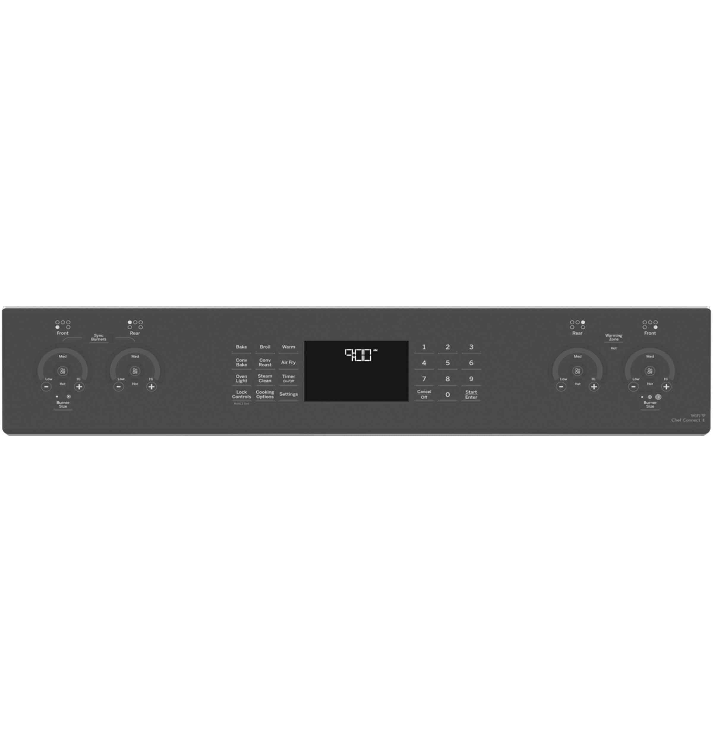 GE Profile Fingerprint Resistant Stainless Steel 30" Slide-In Electric Range with Air Fry (5.3 Cu.Ft) - PSS93YPFS