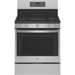 GE Profile Fingerprint Resistant Stainless Steel 30" Smart Freestanding Gas Range with Air Fry (5.6 Cu.Ft.) - PCGB935YPFS