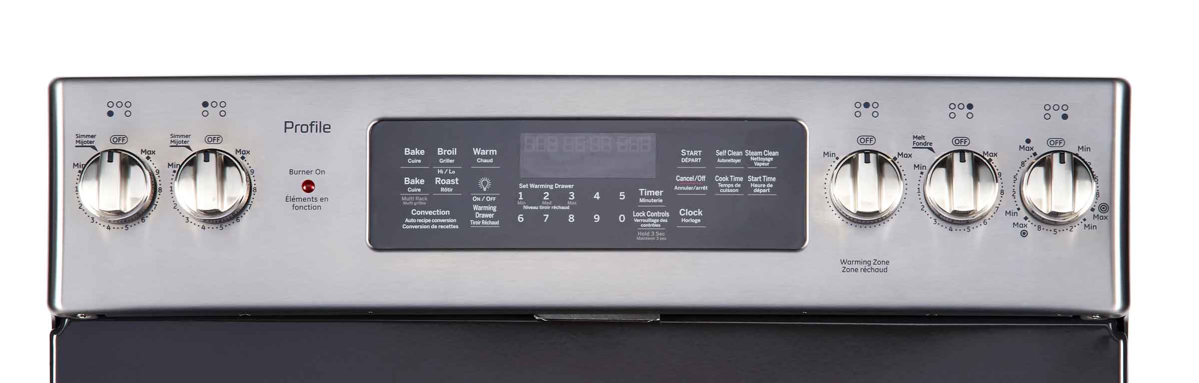 GE Profile Stainless Steel 30" Freestanding Electric Range (6.2 Cu.Ft.) - PCB940YKFS