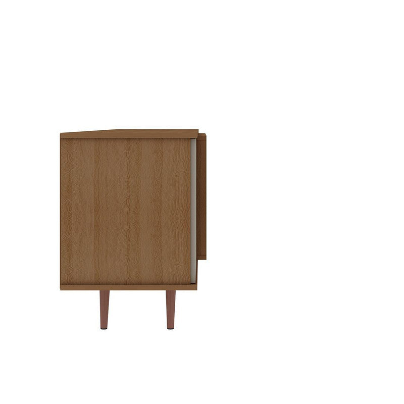 Applesham 63" TV Stand - Off White/Maple Cream