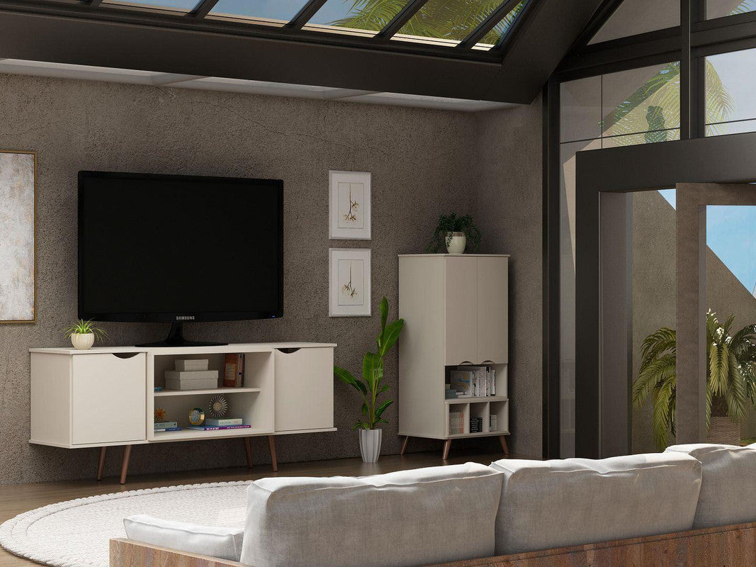 Applesham 63" TV Stand - Off White