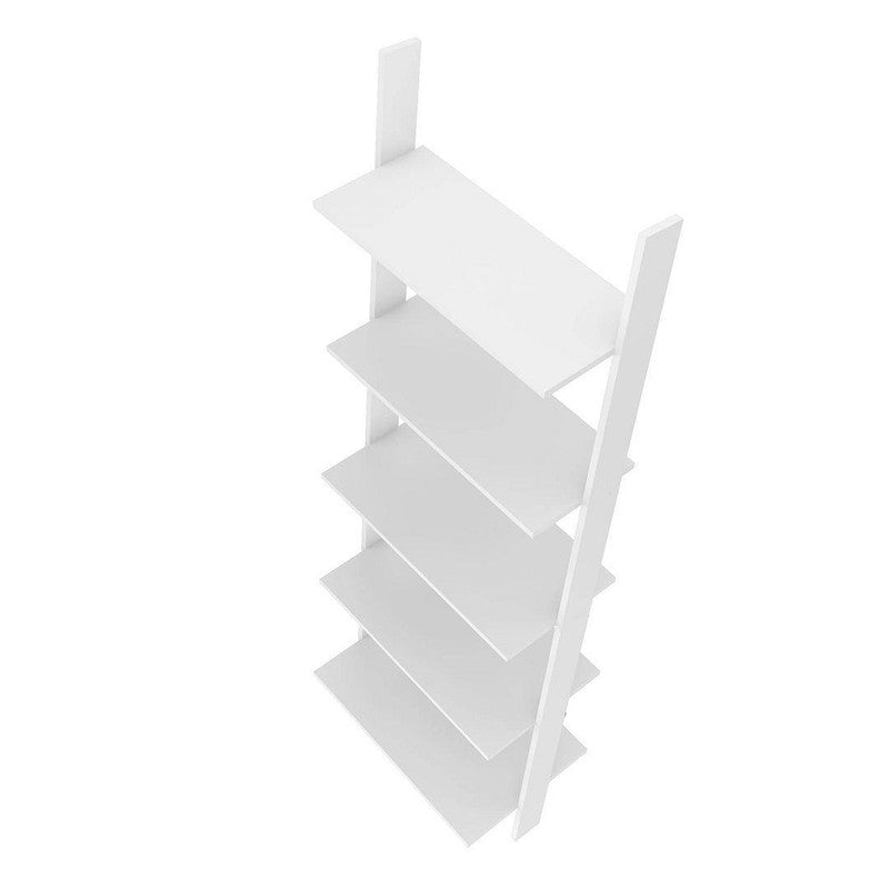 Erbil Ladder Bookcase - White