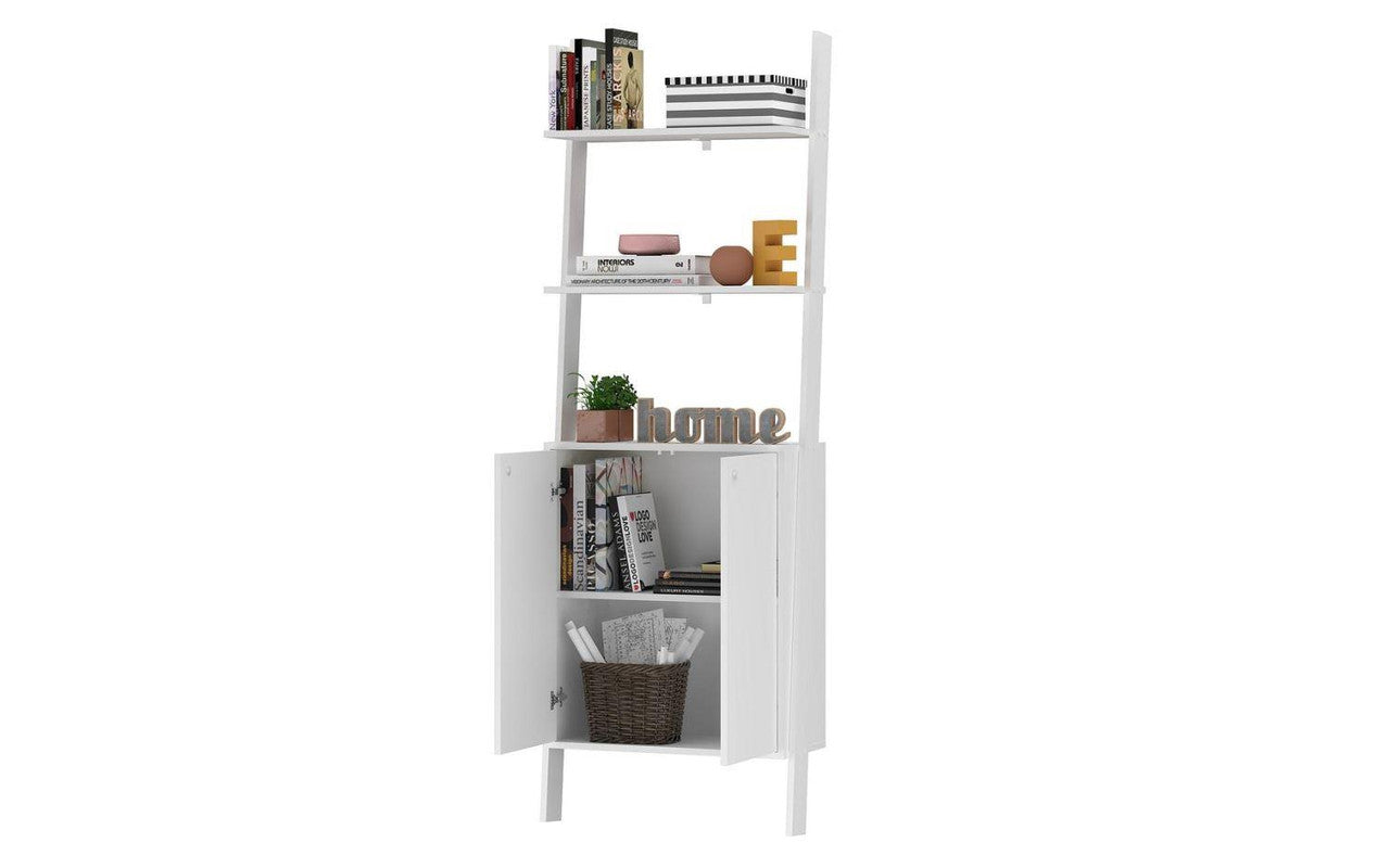Erbil Ladder Display Cabinet - White