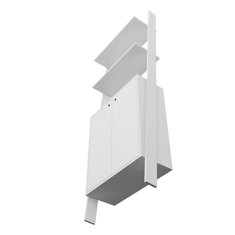 Erbil Ladder Display Cabinet - White