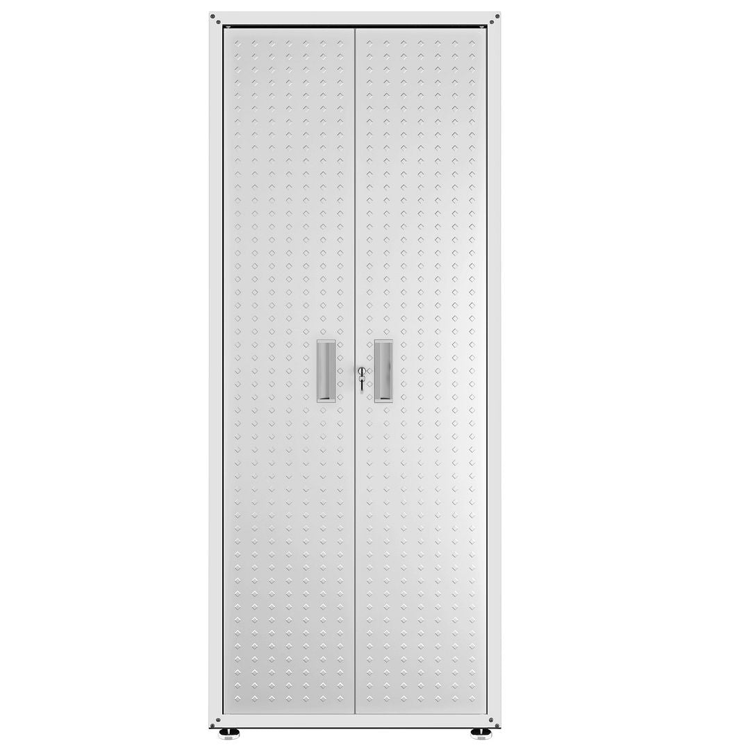 Maximus Tall Garage Cabinet - White