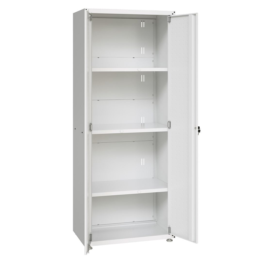 Maximus Tall Garage Cabinet - White