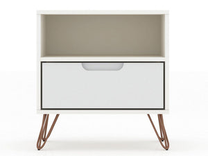 Nuuk I Night Table - White