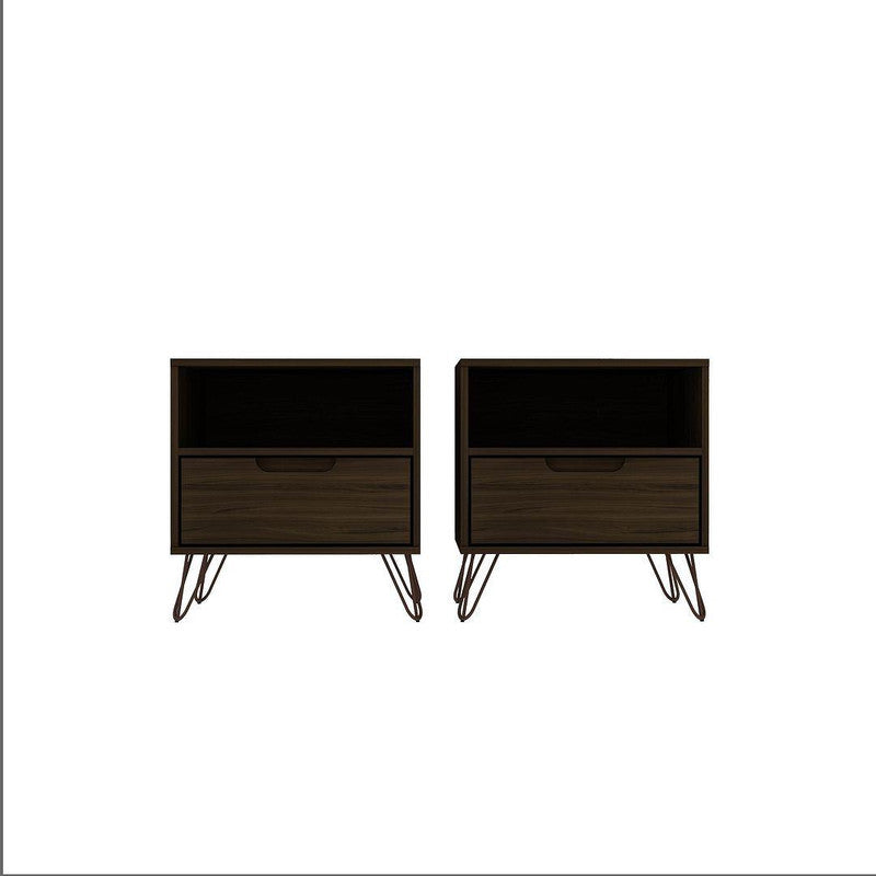 Nuuk I Night Table Set of 2 - Brown