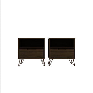 Nuuk I Night Table Set of 2 - Brown