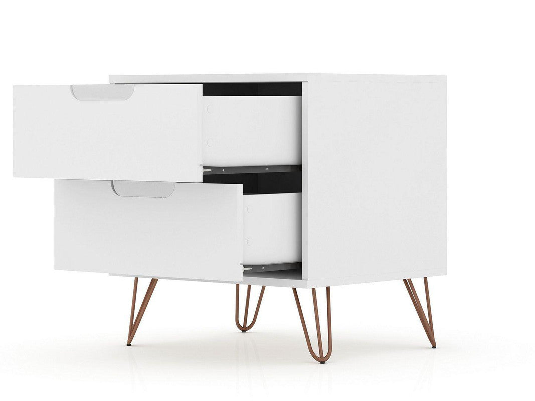Nuuk II Night Table Set of 2 - White