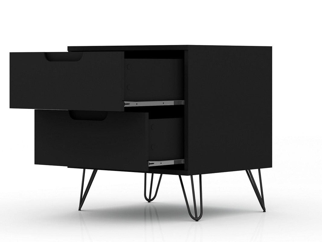 Nuuk II Night Table Set of 2 - Black
