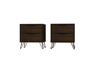Nuuk II Night Table Set of 2 - Brown