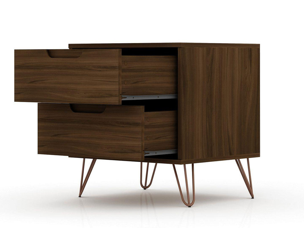 Nuuk II Night Table Set of 2 - Brown