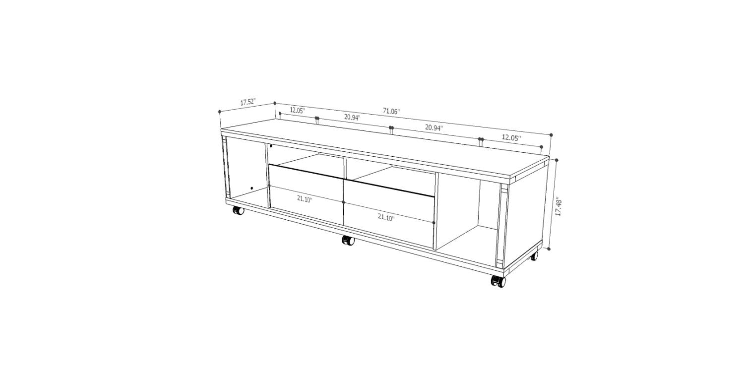 Mabu II Entertainment Centre - Black