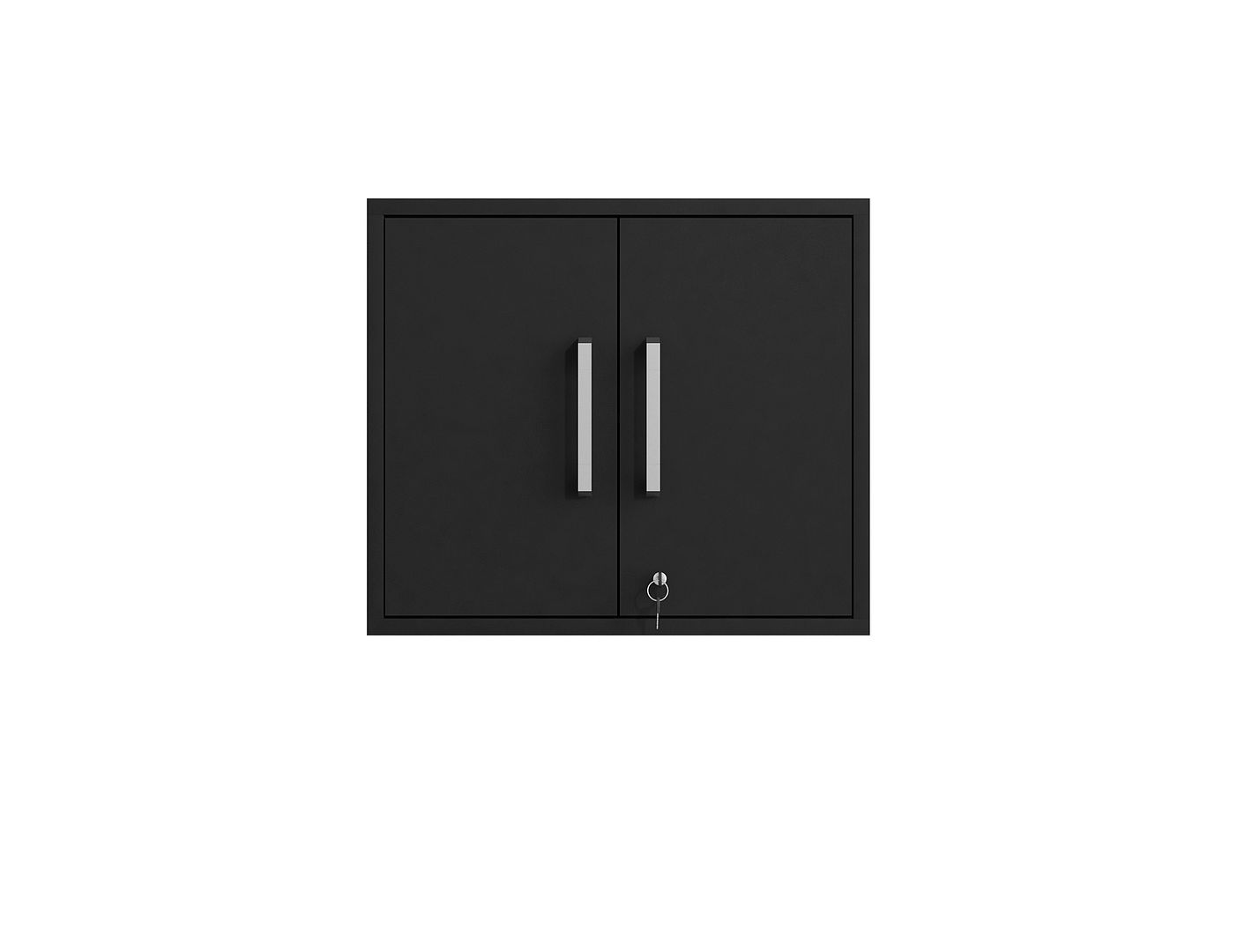 Lunde Floating Garage Cabinet - Matte Black - Set of 2